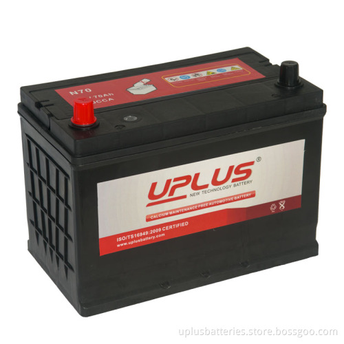 N70z Manufacturer Supply Mf 12V Lead Acid Car Battery